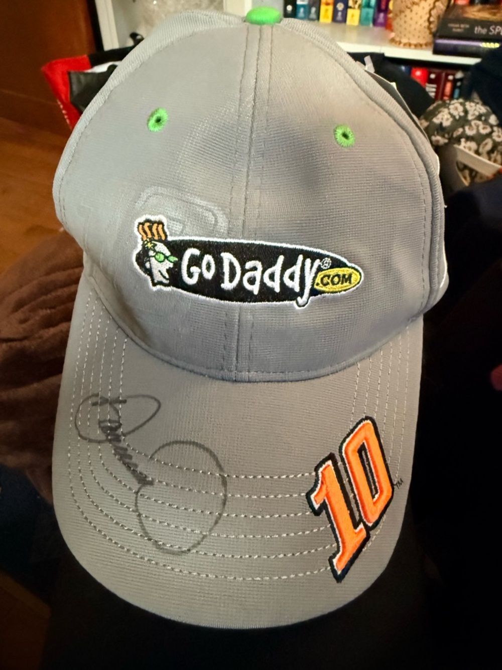Danica Patrick Signed Nascar Gray Cap